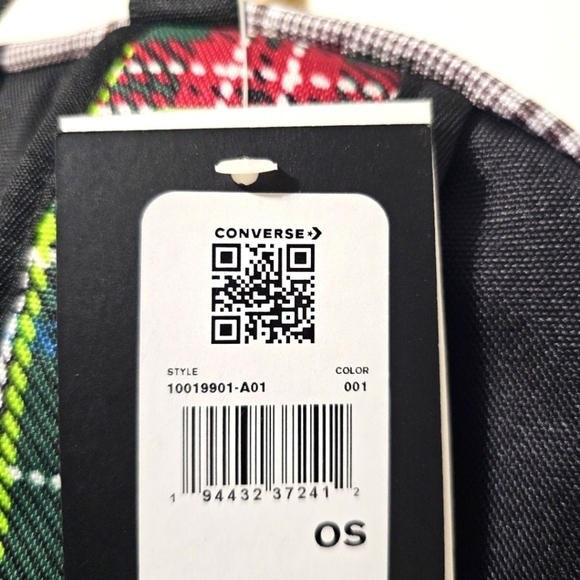 Converse Go 2 Patterned Check Backpack 24 Liter Capacity. - Picture 7 of 8